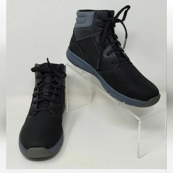 Timberland Boltero Mid Sneaker Boots Black Gray TB 0A26PT 001 Youth Size 2.5 New - Picture 3 of 11